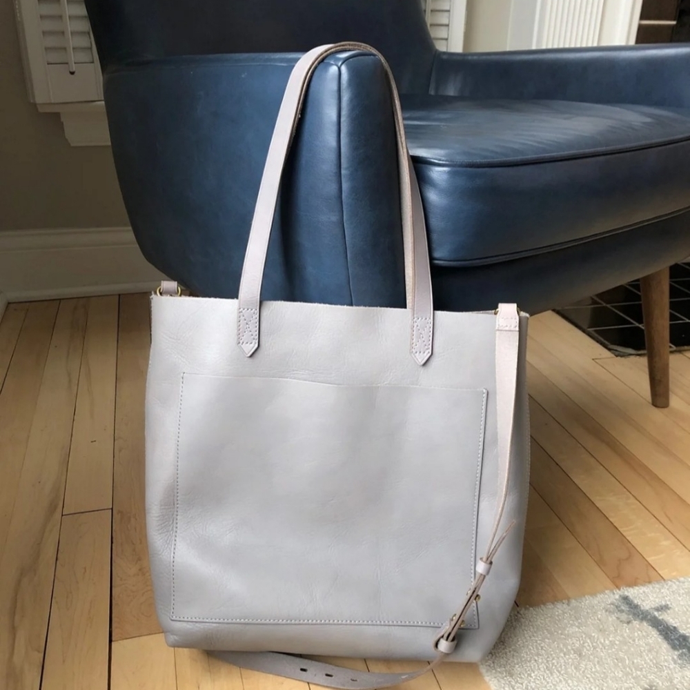 💙 Madewell Medium Transport Tote in grey/gray 💙